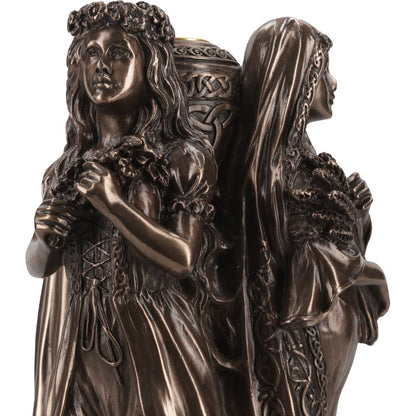 Triple Goddess Backflow Incense Burner 18cm