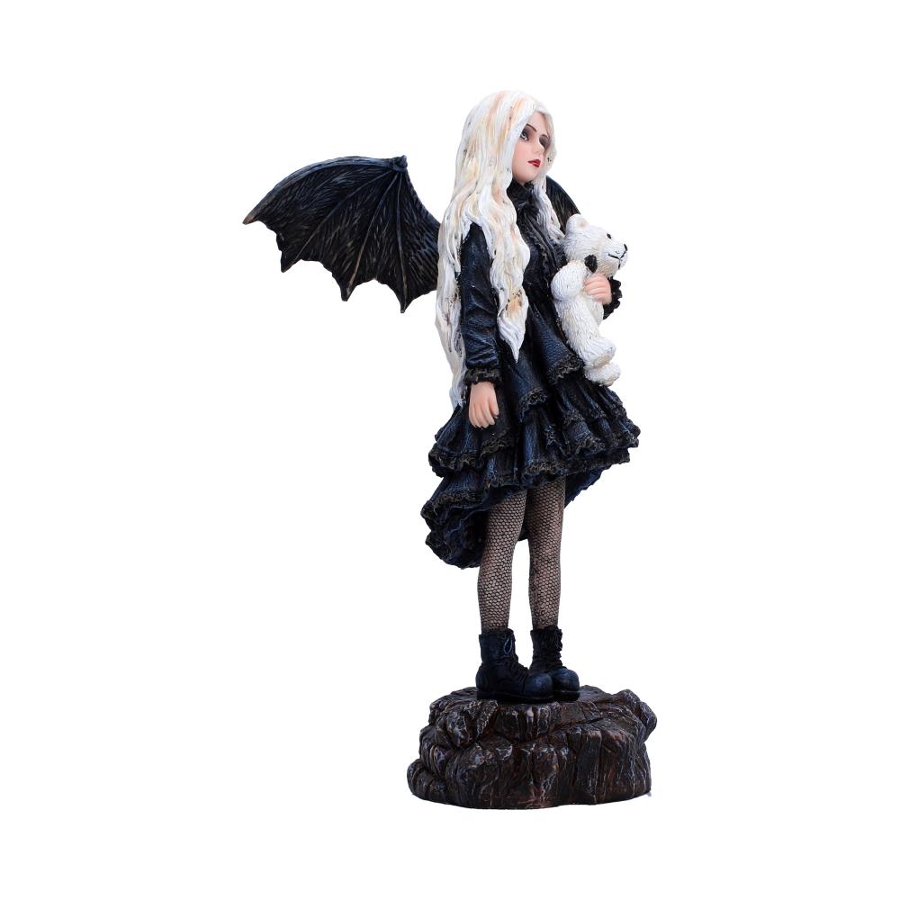 Fairy figurine with gentle hold, 25.5cm tall, by Nemesis Now, detailed fairy sculpture with delicate features and wings.