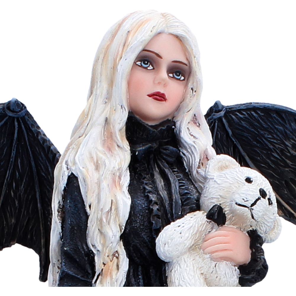 Fairy figurine with gentle hold, 25.5cm tall, by Nemesis Now, featuring detailed wings and serene facial expression.