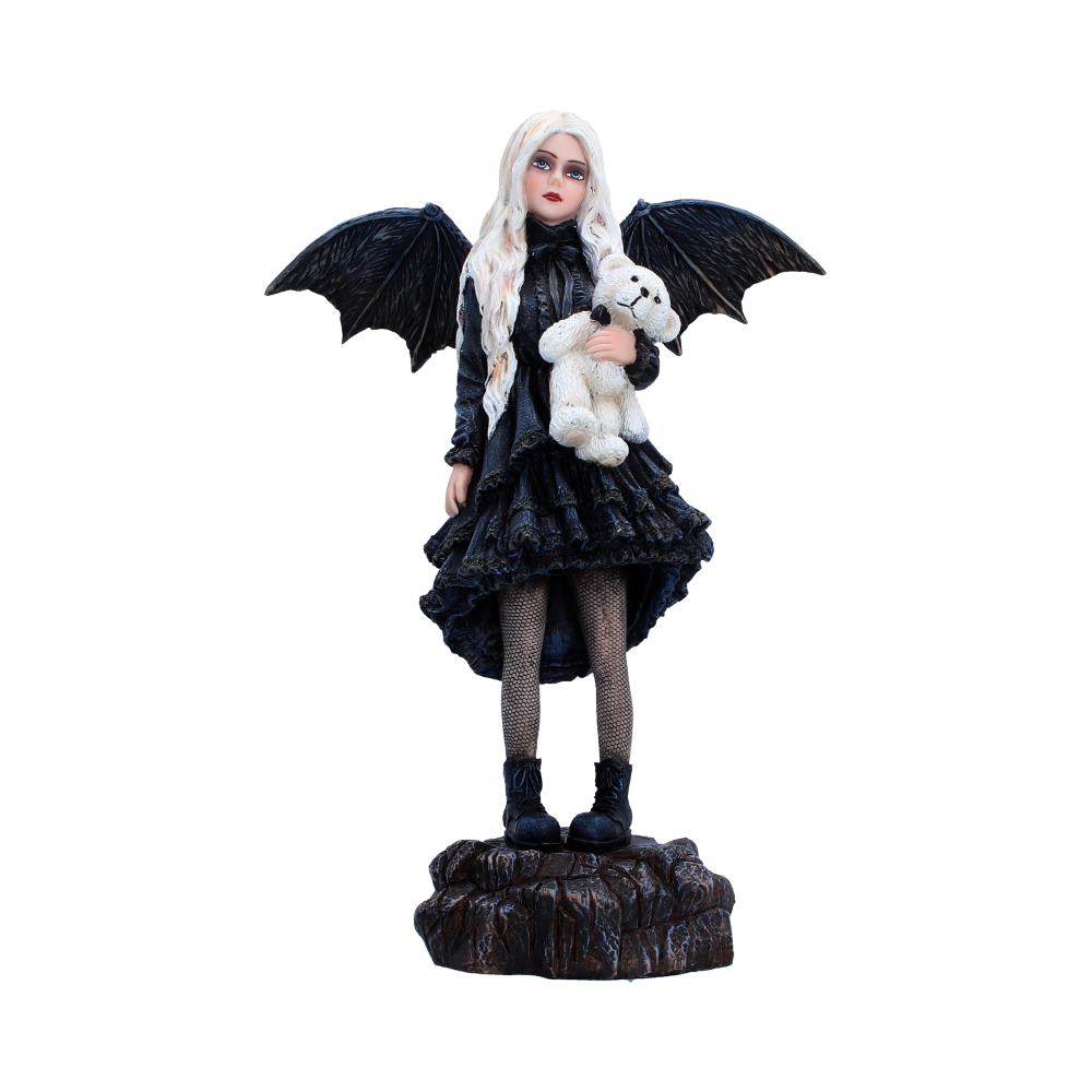 Fairy figure with gentle hold pose, 25.5cm tall, by Nemesis Now, featuring intricate details and whimsical fairy design.