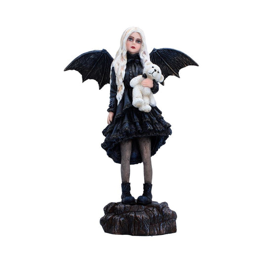 Fairy figure with gentle hold pose, 25.5cm tall, by Nemesis Now, featuring intricate details and whimsical fairy design.