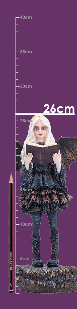 Nemesis Now Hidden Verses Fairy figurine, 26cm tall, detailed fantasy sculpture with intricate design and mystical features.