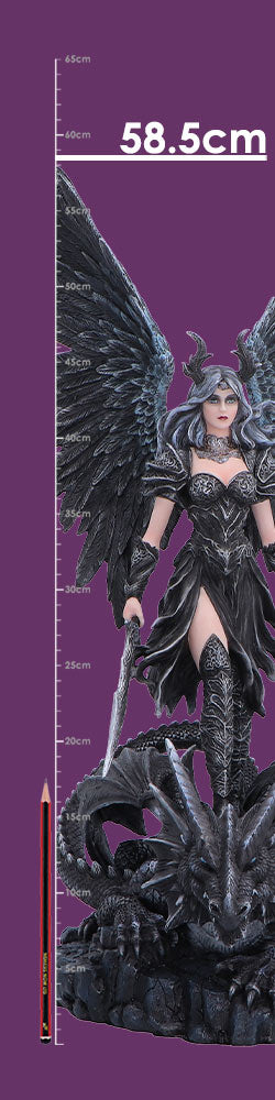 Blackwing Sovereign figurine by Nemesis Now featuring a detailed black winged creature in a dynamic pose.