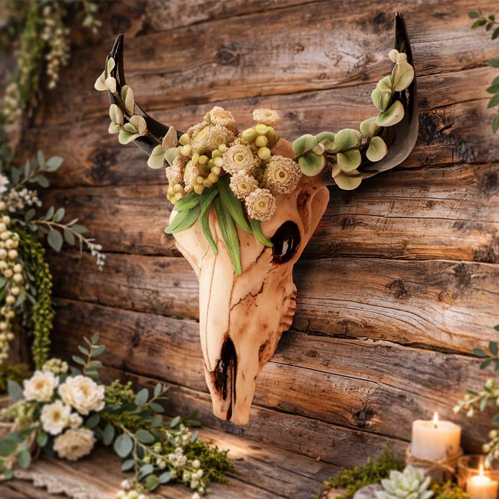 Nemesis Now floral crown figurine with a 27.5cm decorative floral crown, detailed figurine for display or collection.