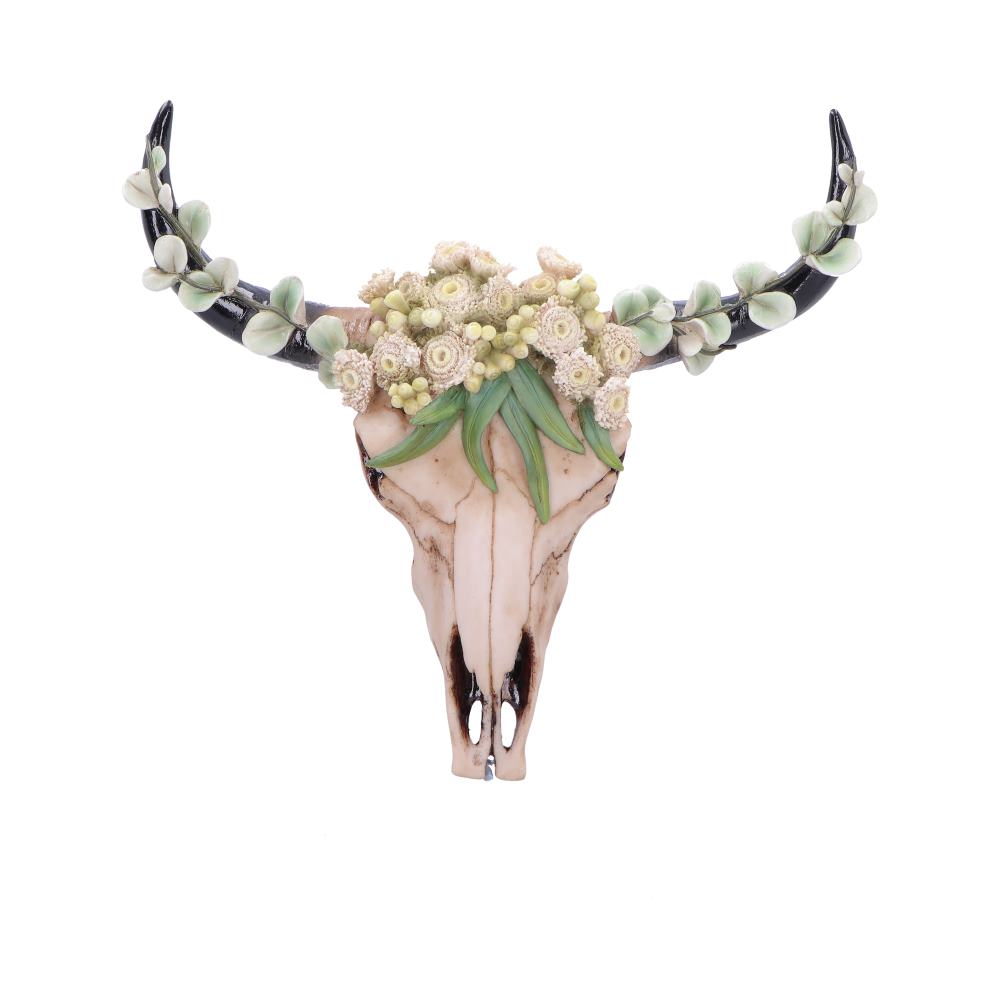 Nemesis Now floral crown figurine with a 27.5cm decorative floral crown, showcasing intricate design and detailed craftsmanship.