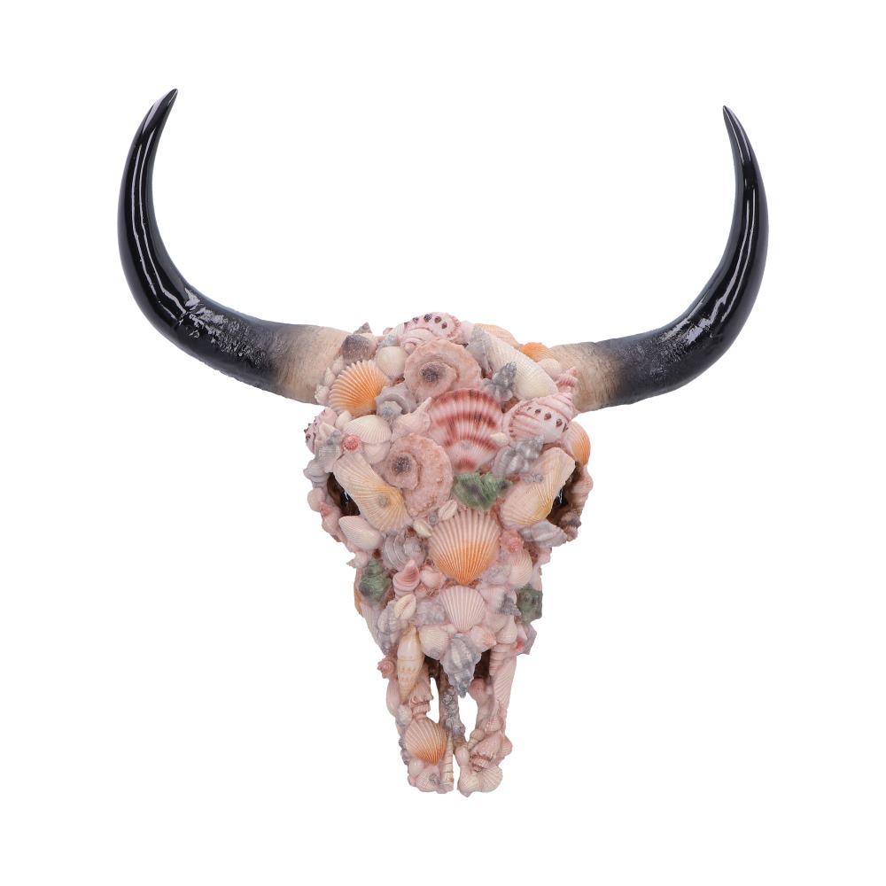 Colorful Ocean Crown figurine by Nemesis Now featuring detailed ocean-themed crown with intricate design and vibrant blue hues.