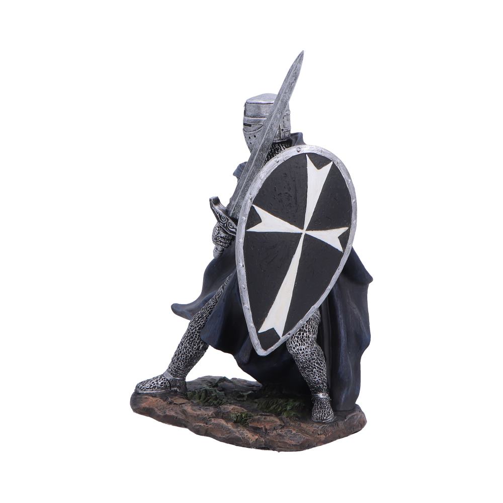Nemesis Now Knight Hospitaller figurine, 17.3cm, detailed medieval-style sculpture of a knight in armor.