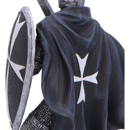 Nemesis Now Knight Hospitaller figurine, 17.3cm, detailed medieval-style sculpture with armor and shield, collectible fantasy figurine.