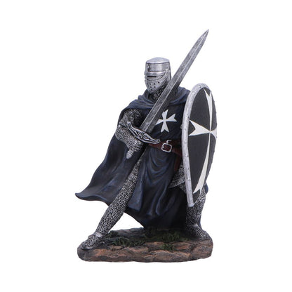 Nemesis Now Knight Hospitaller figurine, 17.3cm, detailed medieval-style collectible sculpture with armor and weapon in a dynamic pose.