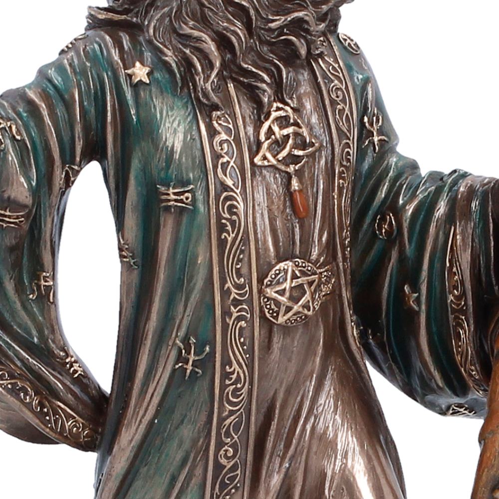 Nemesis Now The Sorcerer 20cm figurine with intricate magical details and dark, mystical design.