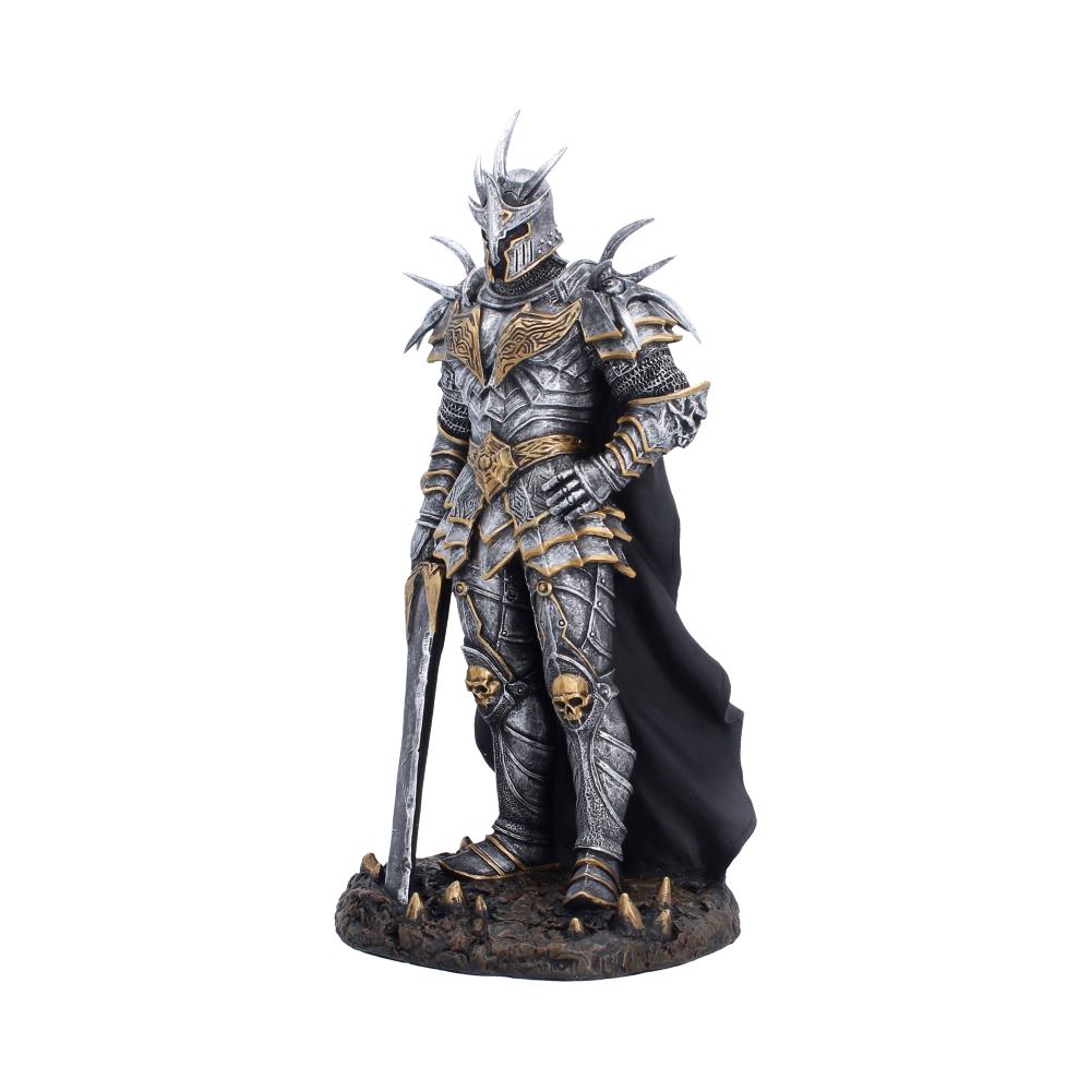Nemesis Now Underworld Warrior figurine, 25.3cm tall, detailed fantasy warrior sculpture with armor and weaponry.
