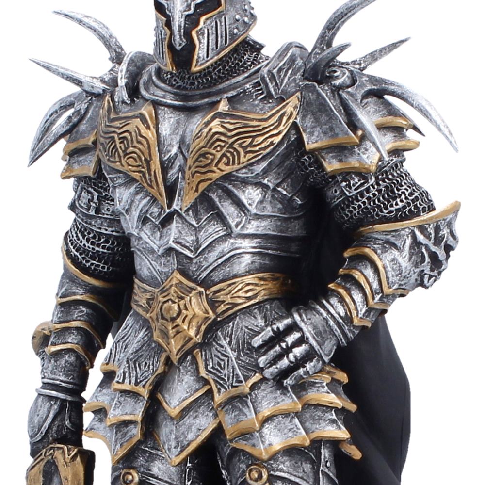 Nemesis Now Underworld Warrior figurine, 25.3cm tall, detailed fantasy warrior sculpture with intricate armor and weaponry.