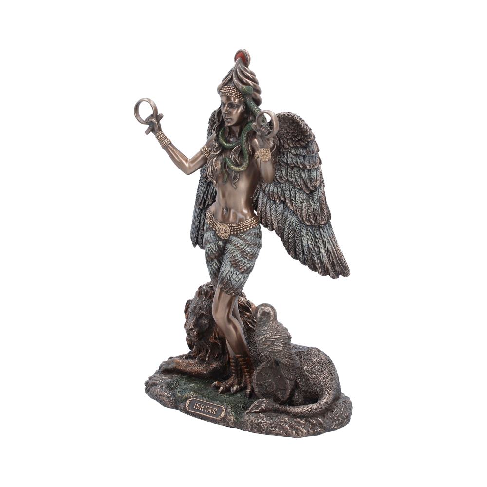 Nemesis Now Ishtar Mesopotamian goddess figurine, 22cm, depicting love and power with intricate details.