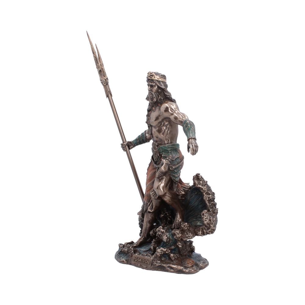 Nemesis Now Poseidon Greek God of the Sea figurine, 25.2cm tall, detailed sculpture of the mythological sea deity.