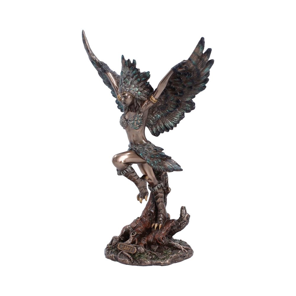 Nemesis Now Harpy creature figurine of storm and tempest, 24.6cm, detailed fantasy sculpture with wings and fierce expression.