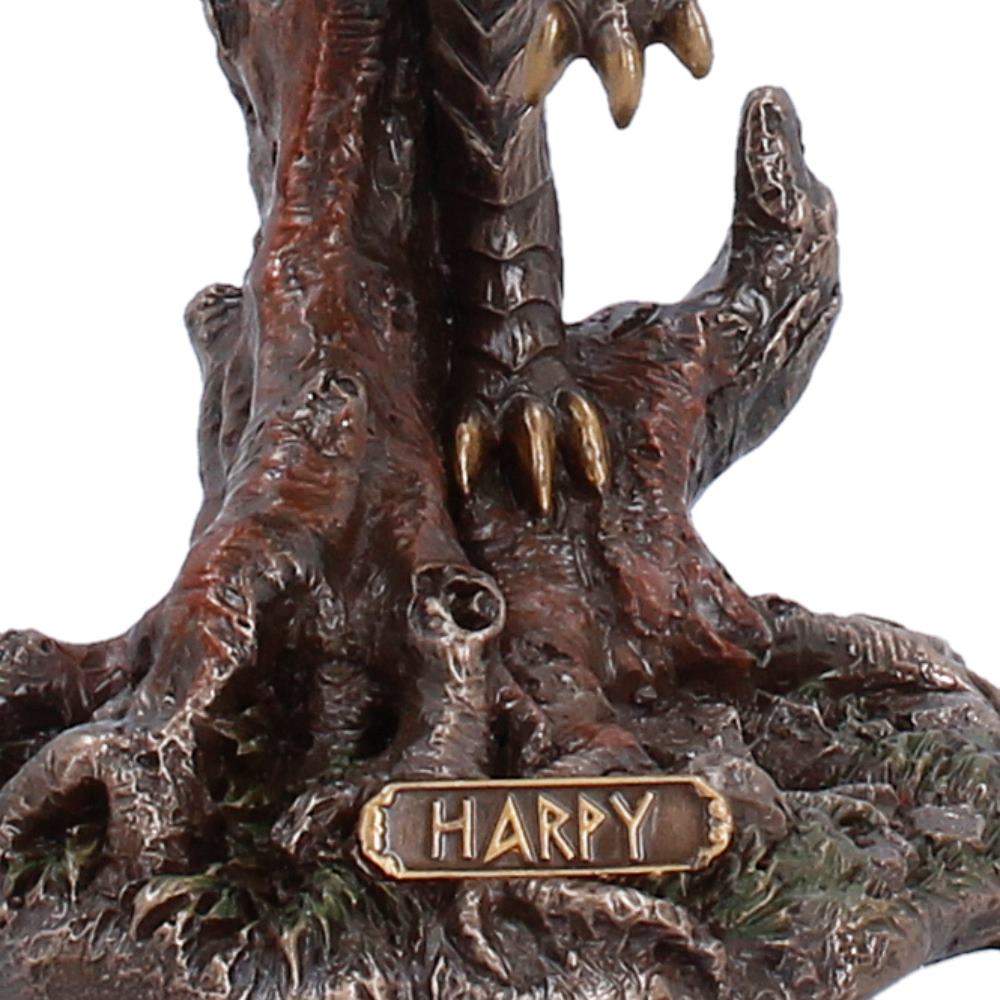Nemesis Now Harpy creature figurine of storm and tempest, 24.6cm tall, detailed fantasy sculpture with wings and fierce expression.