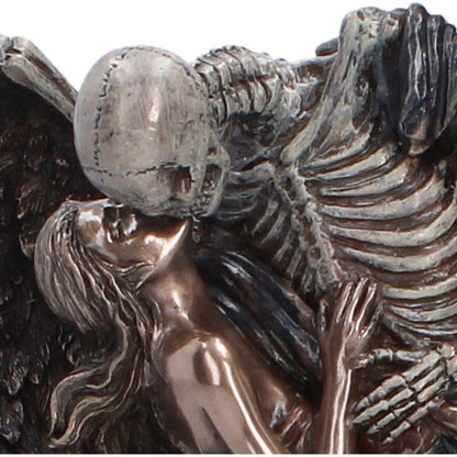 Nemesis Now The Kiss of Death figurine, 25.7cm, detailed sculpture depicting a gothic death-themed character.