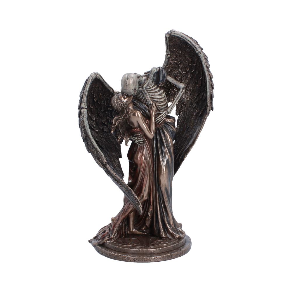 Nemesis Now The Kiss of Death 25.7cm figurine showing a detailed, dark-themed sculpture with intricate design elements.