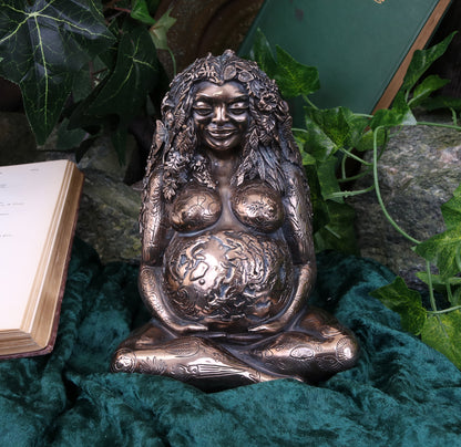 Mother Earth by Oberon Zell Bronze 17.5cm