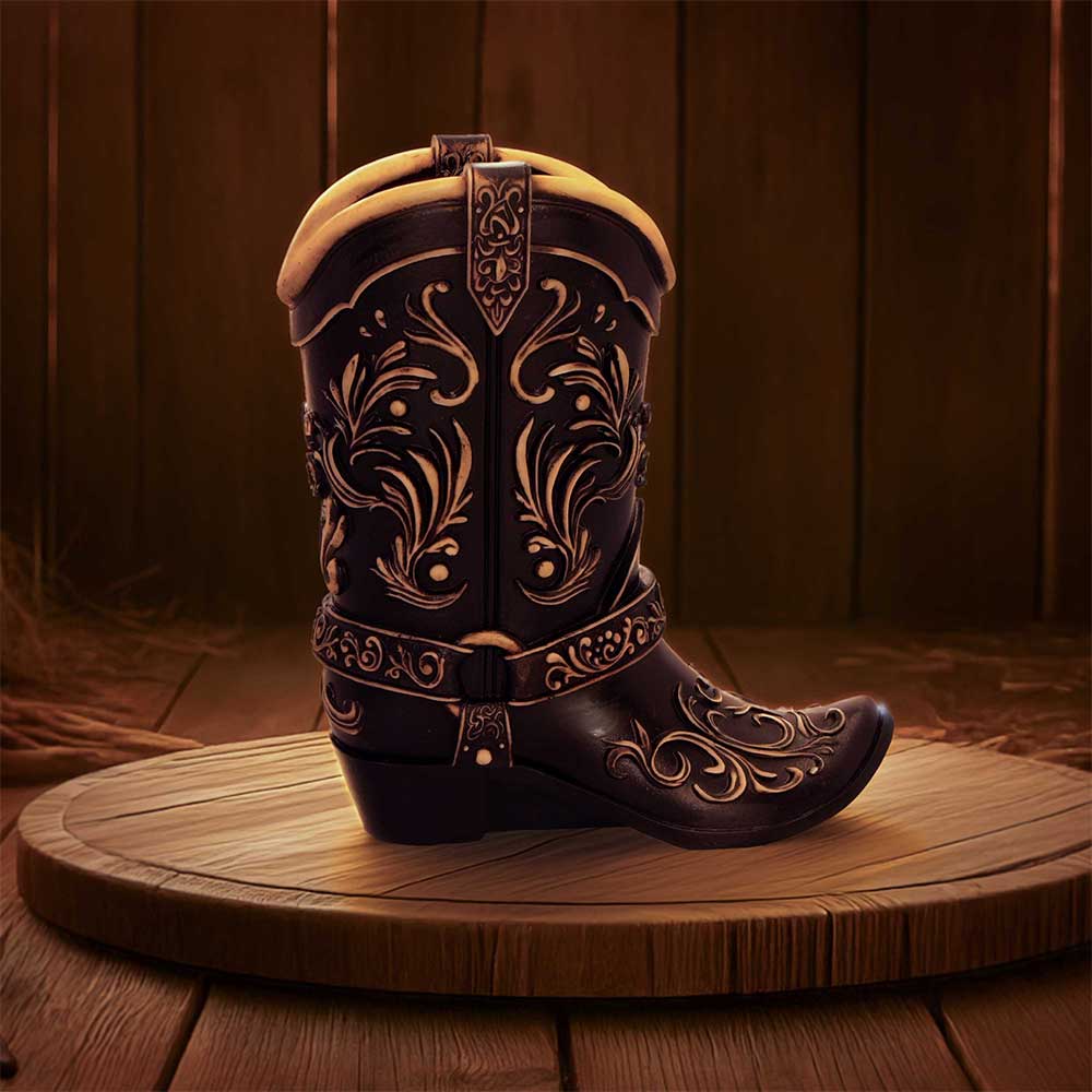 Wild West Pen Pot 17cm