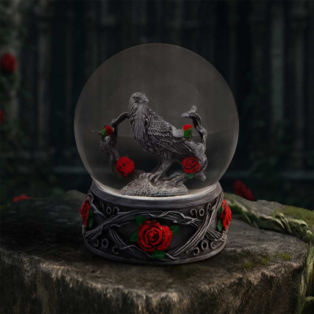 Twilight Bloom Snow Globe 12.5cm