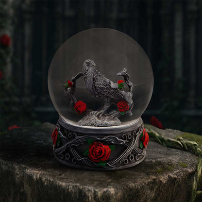 Twilight Bloom Snow Globe 12.5cm