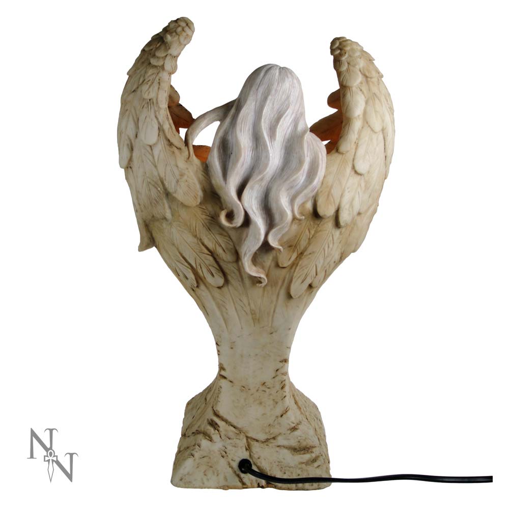 Wings of Peace 39.5cm Light Angel Lamp Figurine
