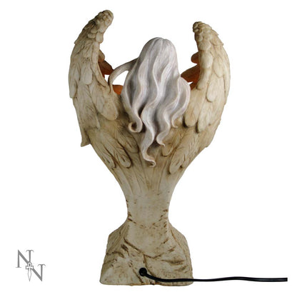 Wings of Peace 39.5cm Light Angel Lamp Figurine