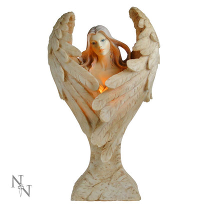 Wings of Peace 39.5cm Light Angel Lamp Figurine