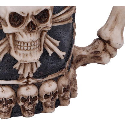 Large Tankard of Skulls 16cm