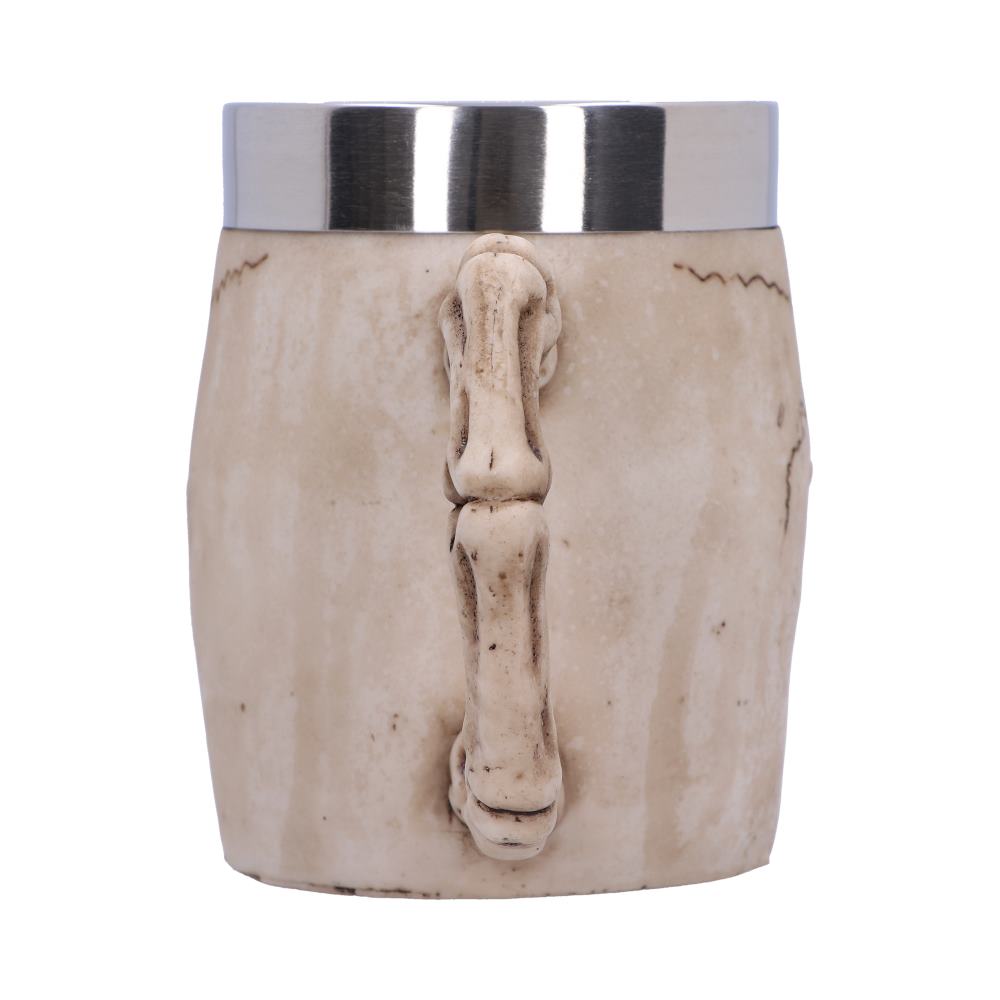 Grinning Skull Gothic Tankard 16cm