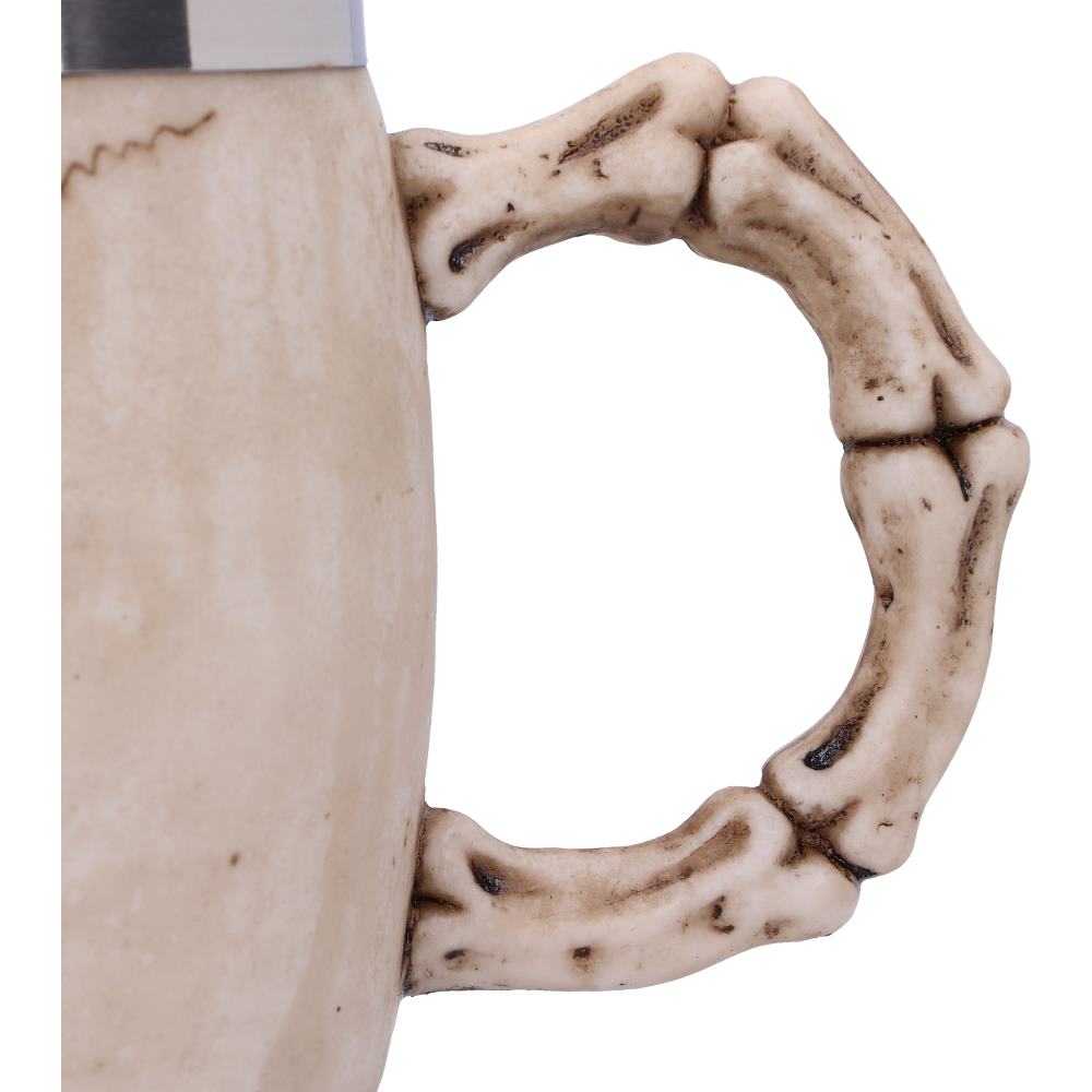 Grinning Skull Gothic Tankard 16cm