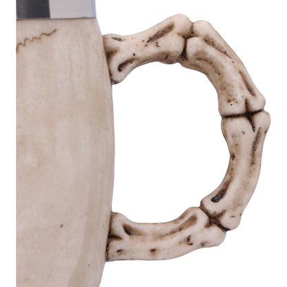 Grinning Skull Gothic Tankard 16cm