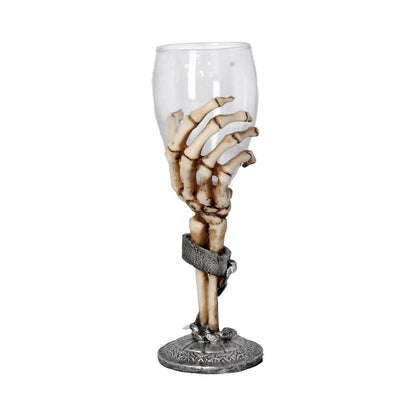 Claw Skeleton Hand Wine Glass Goblet 21cm
