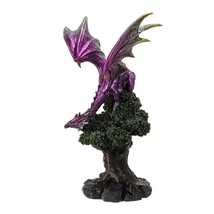 Dragon Perched On Tree 31.5cm