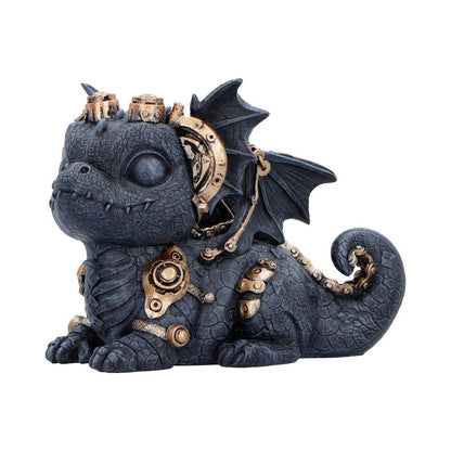 Black Gearling figurine by Nemesis Now, 14.6cm tall, detailed fantasy creature sculpture with intricate features.