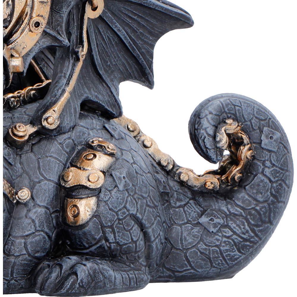 Black Gearling figurine by Nemesis Now, 14.6cm tall, detailed fantasy creature sculpture in a dynamic pose.