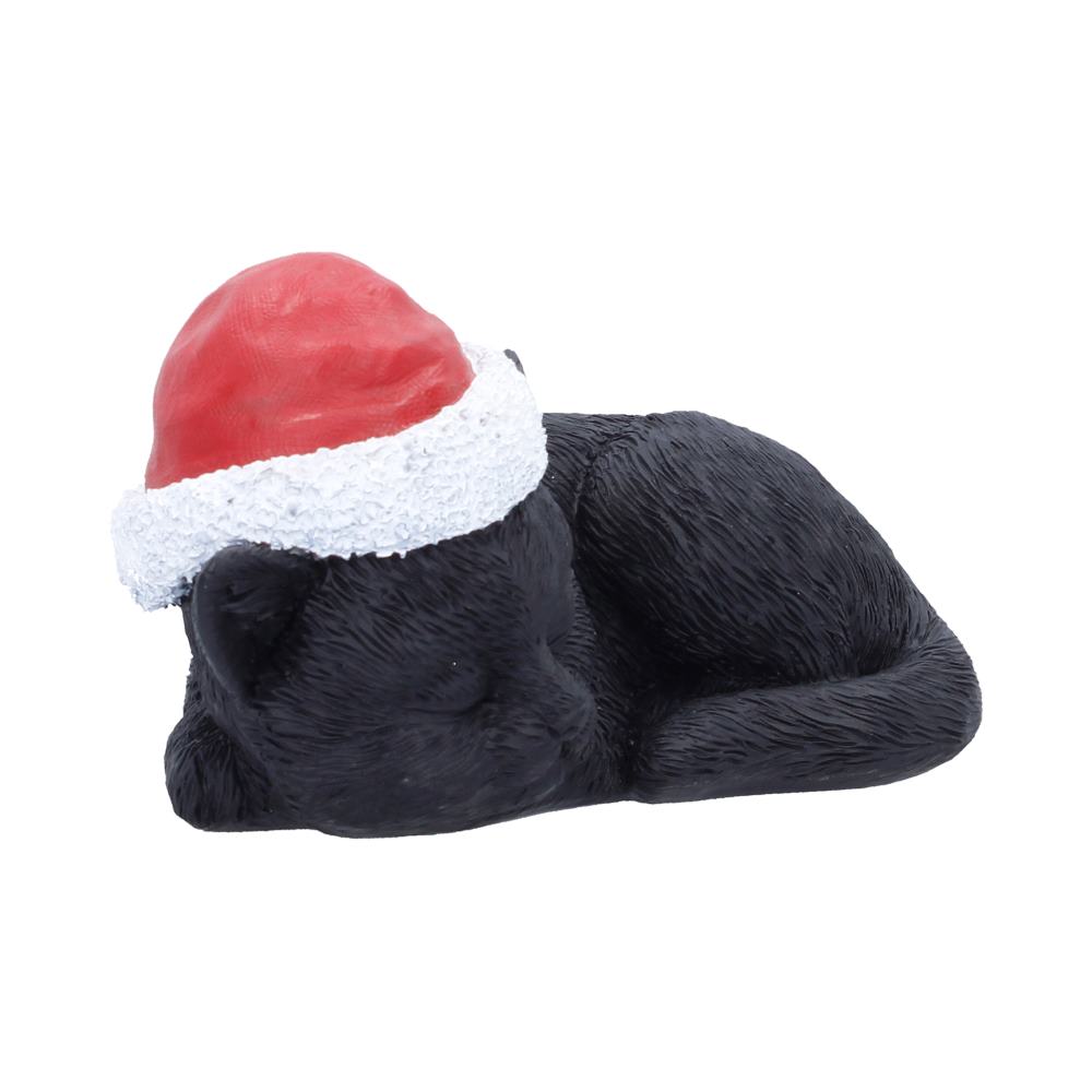 Nemesis Now Merry Whiskers 9.5cm figurine, detailed cat sculpture with festive design, ideal for collectible figurine enthusiasts.