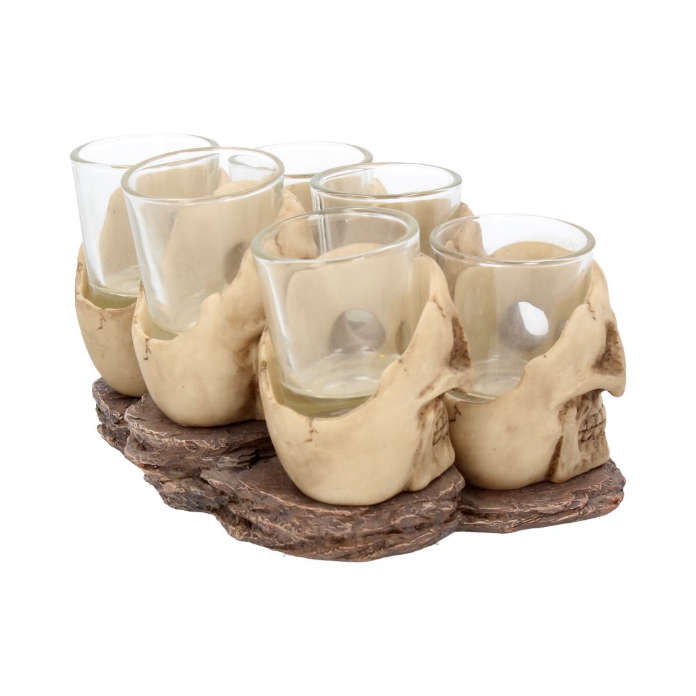 Six Shooter Skulls 10cm (set of 6)