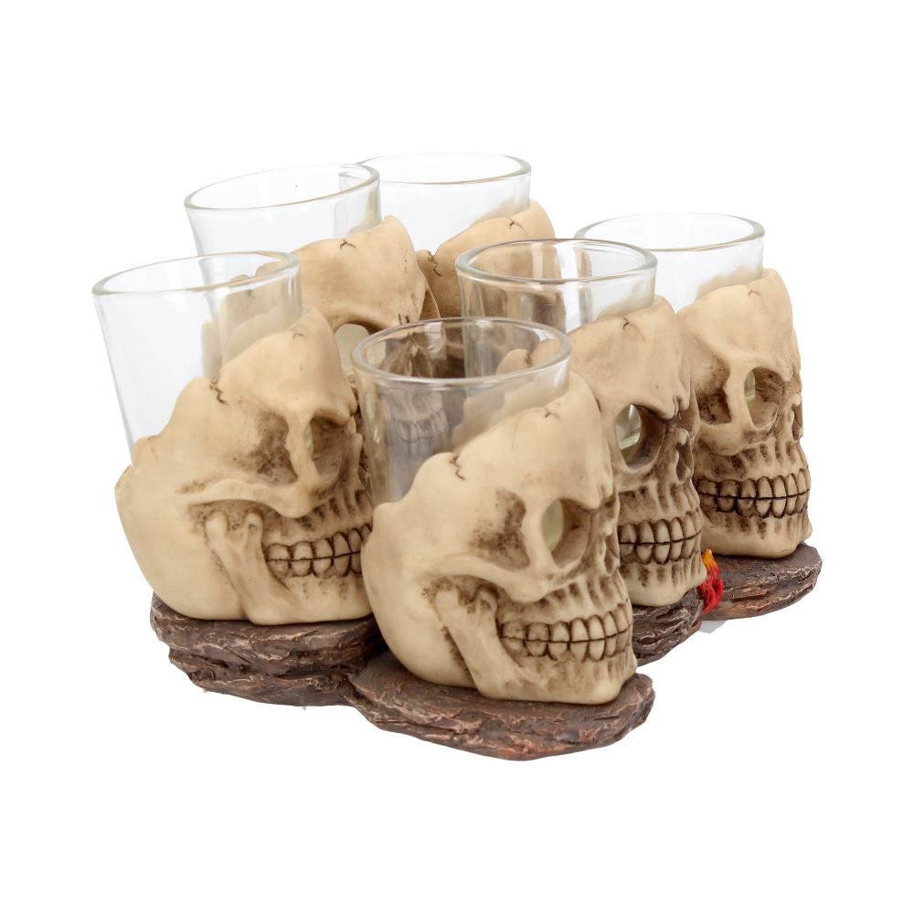 Six Shooter Skulls 10cm (set of 6)