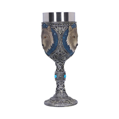 Lone Wolf Grey Animal Goblet 19.5cm