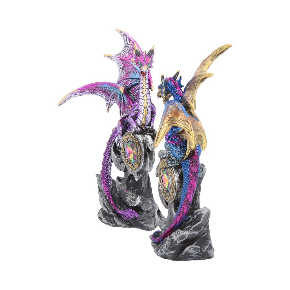 Realm Protectors (Set of 2) Dragon Figurines 15cm