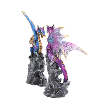 Realm Protectors (Set of 2) Dragon Figurines 15cm