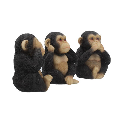 Three Wise Chimps 8cm