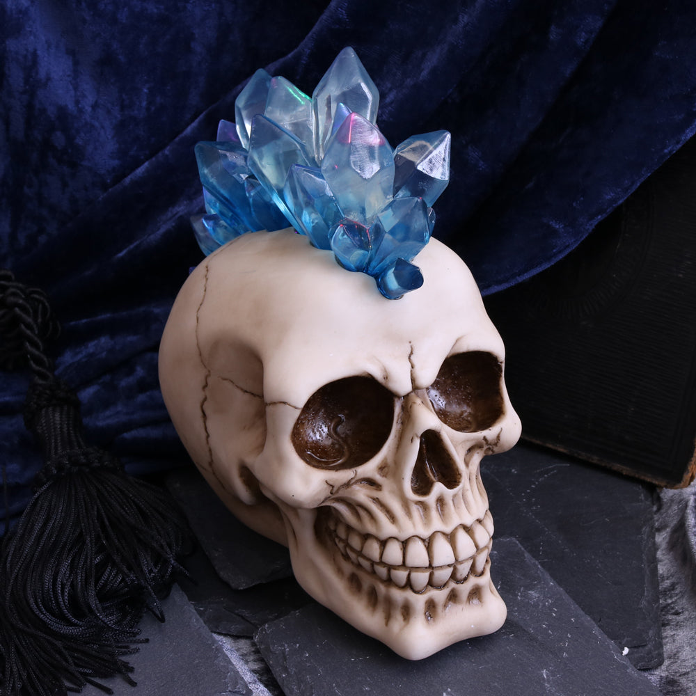 LED Crystal Mohawk Hawk Skull 18cm