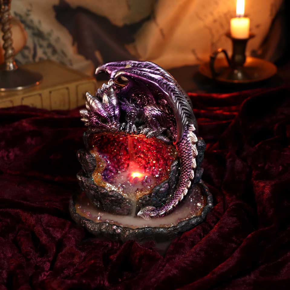 Crystalline Protector Backflow Incense Burner 14.2