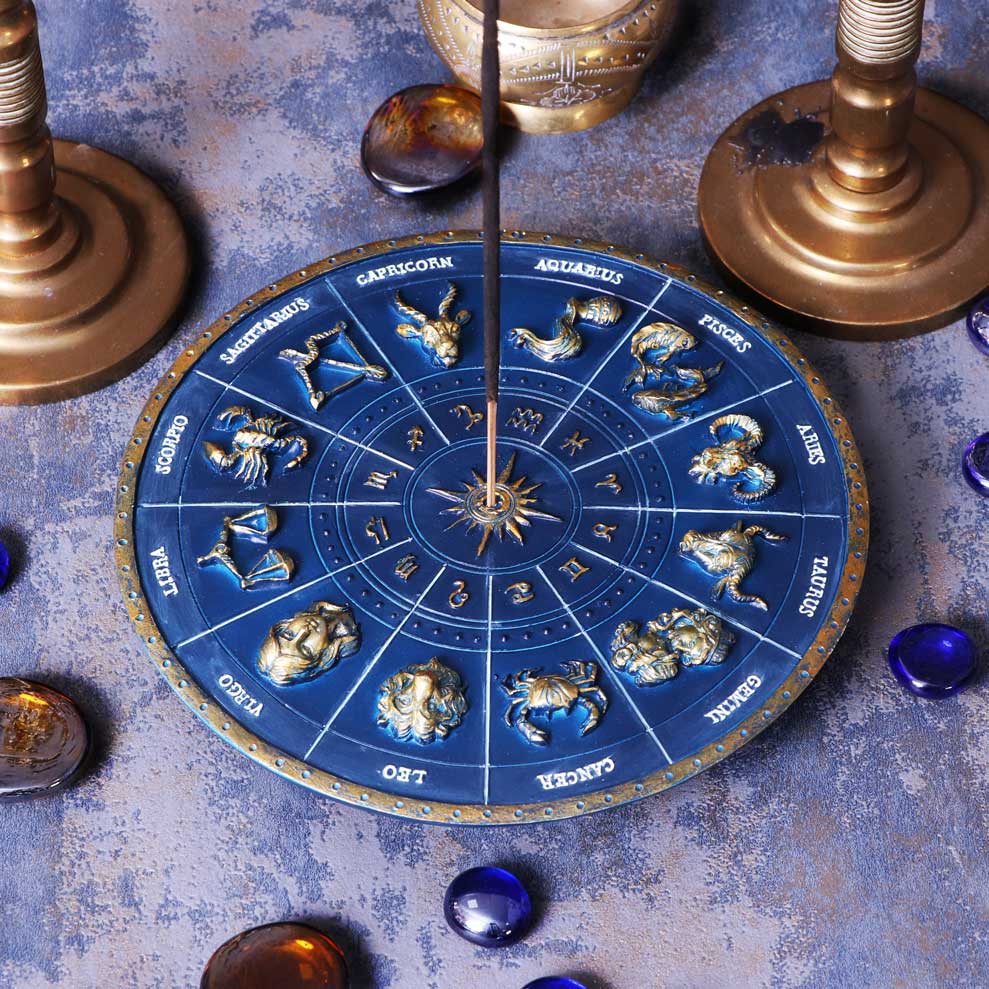 Zodiac Incense Stick Burner 16.5cm