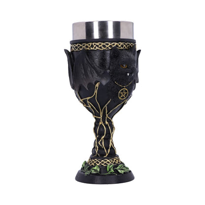 Feline Fang Black Cat Goblet 17.3cm