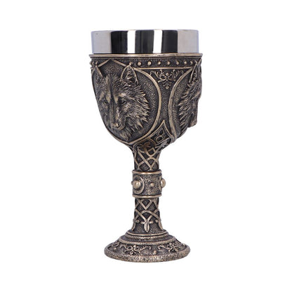 Wild Thirst Medieval Wolf Chalice 20cm