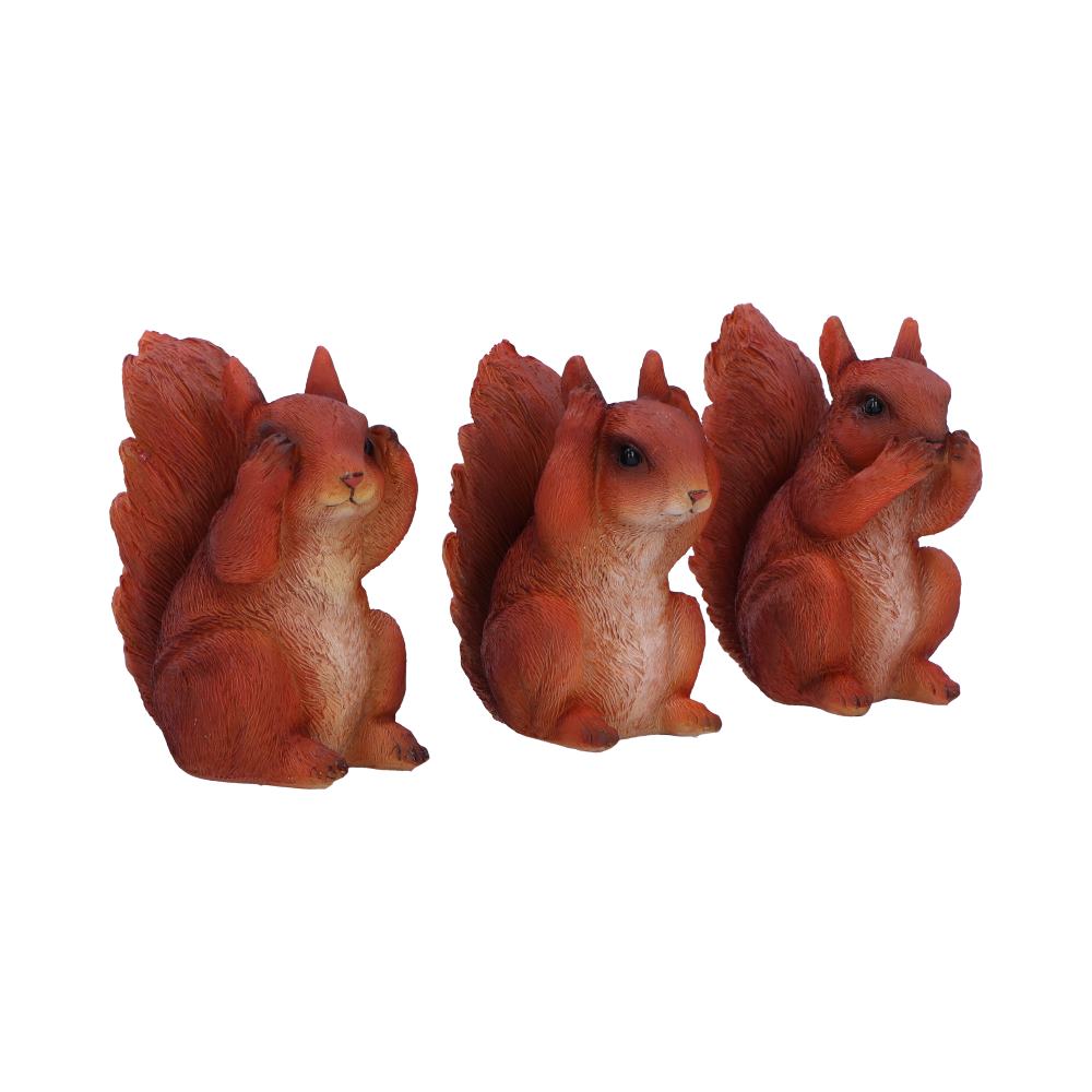 Three Wise Squirrels 9cm